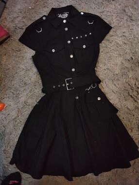 KILLSTAR- NWOT Billeted Shirt-Dress SEE DESCRIPTION